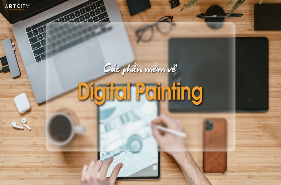 phần mềm vẽ digital painting