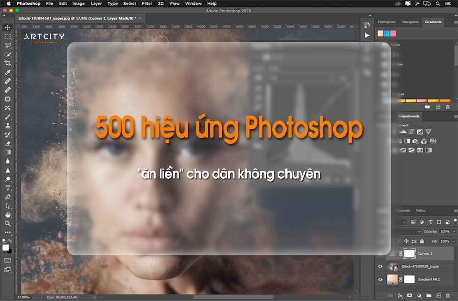 500 hiệu ứng photoshop ăn liền